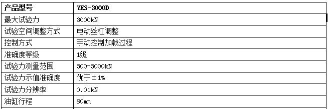 3000KN數(shù)顯壓力試驗機